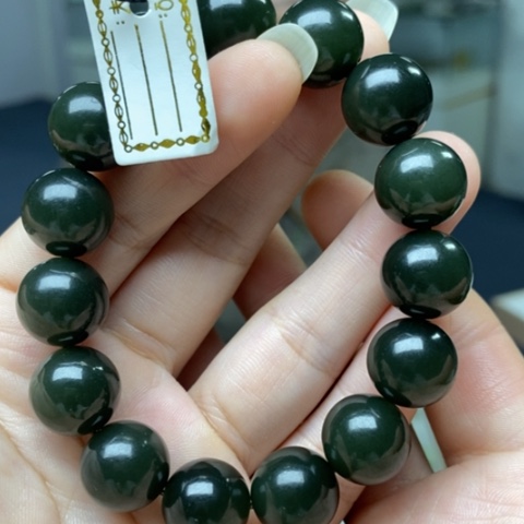 和田玉未镶嵌手链114