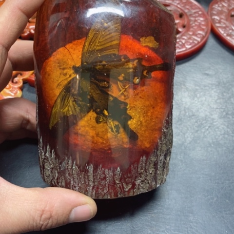 紫金钵盂菩提吊坠