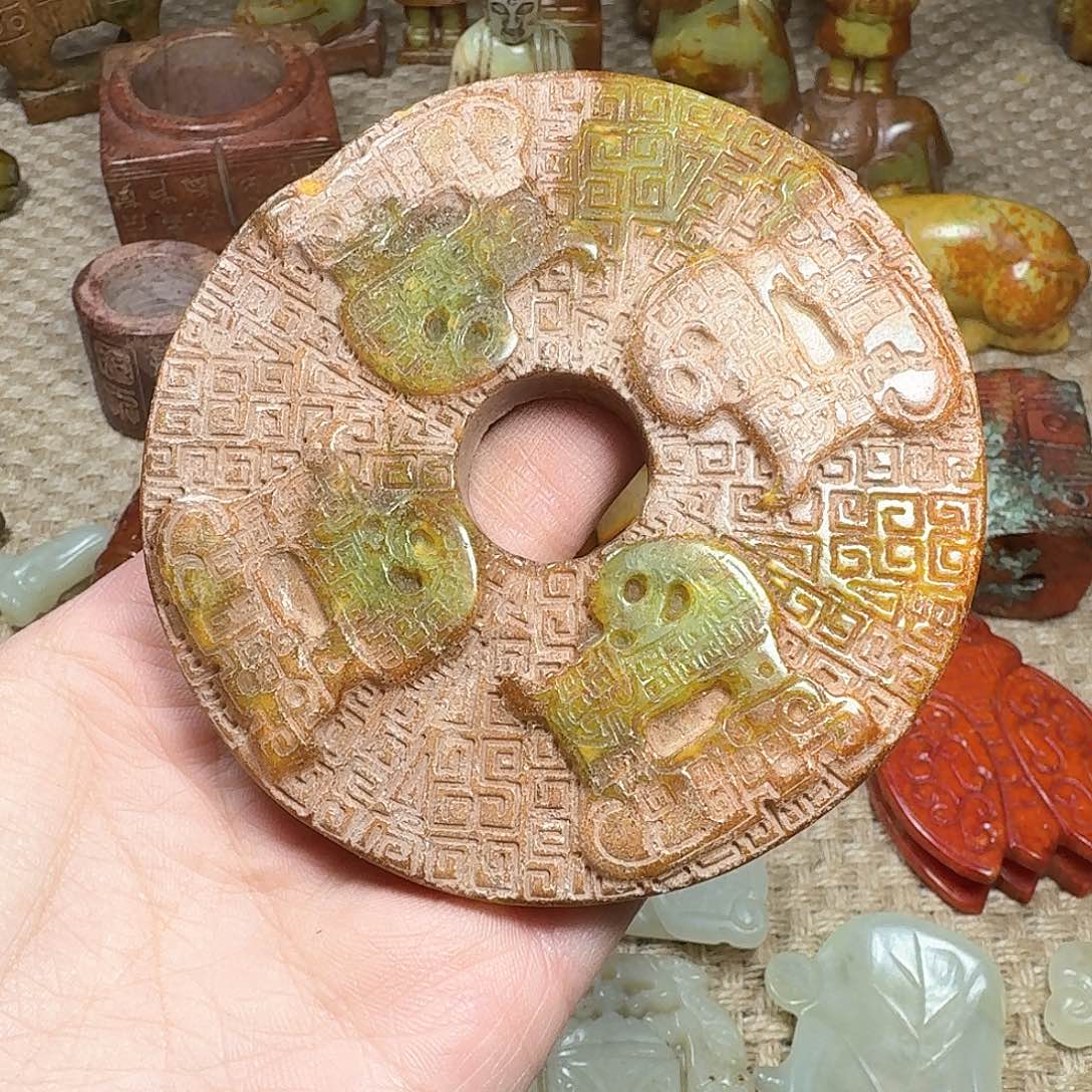 白玉菩提吊坠挂件