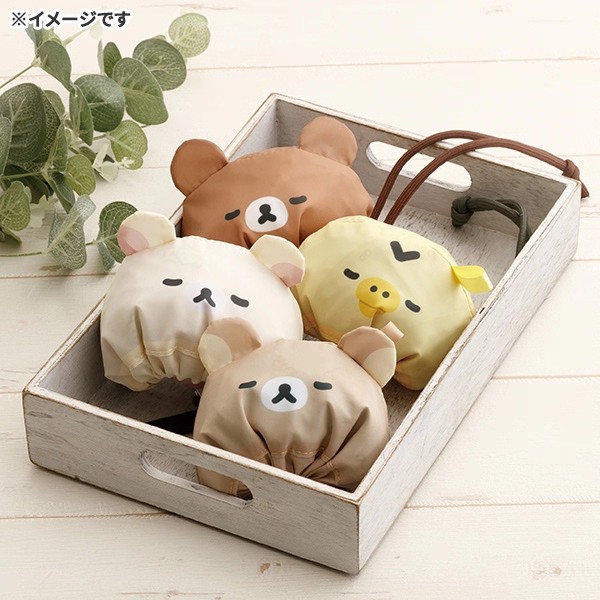 San-x轻松熊角落生物 25年7月 游戏世界 环保便携折叠收纳袋