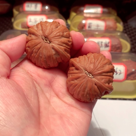 吊坠文玩核桃?*精配铁锤