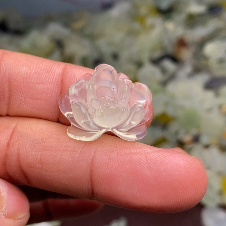 蛇纹石玉颈饰合金157