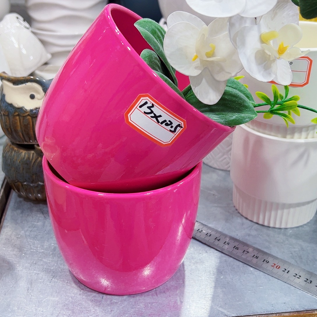 有孔，外贸尾单陶瓷花盆凑单10米包邮