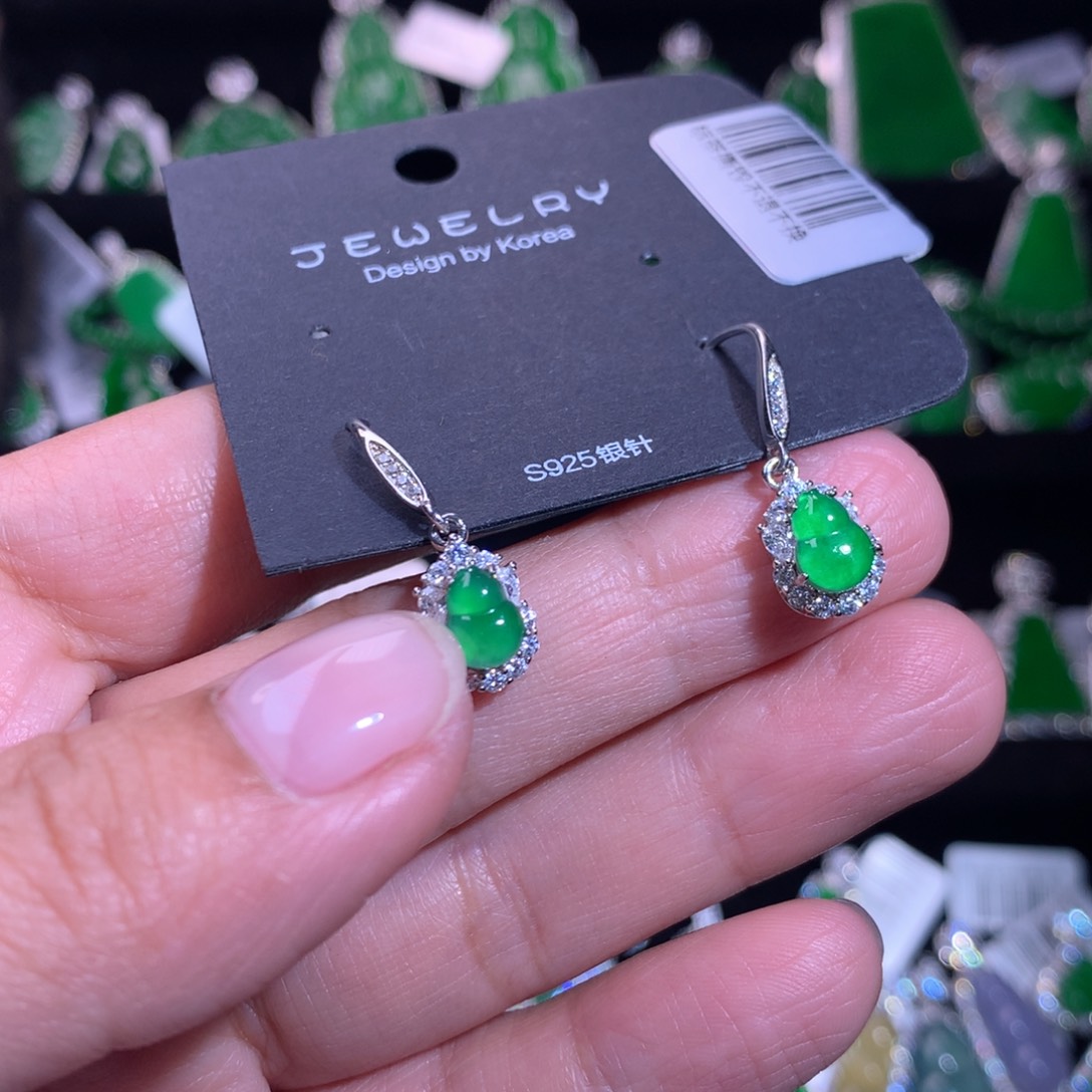 【闪购商品】银S925镶嵌戒指翡翠