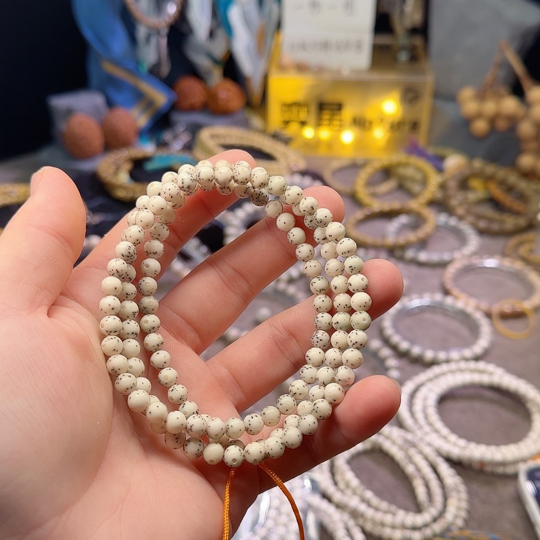 吊坠星月菩提6圆108带月