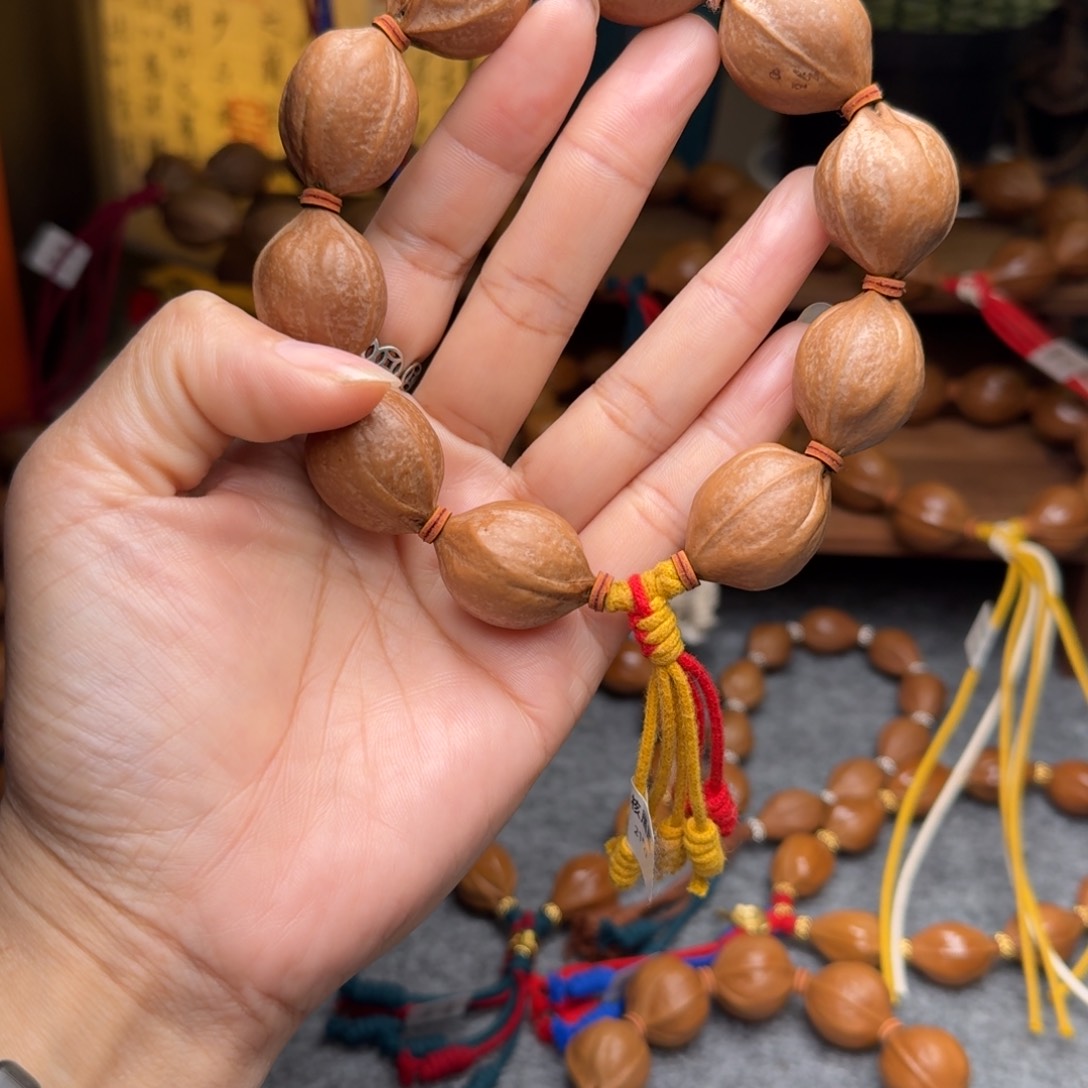 橄榄核手串雷*雨21*27短圆老树正宗梅林铁核