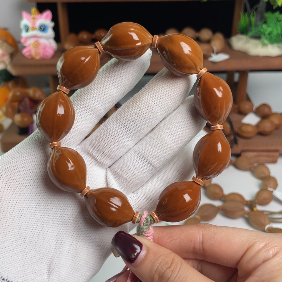 手串橄榄核原生态19/27抛光款