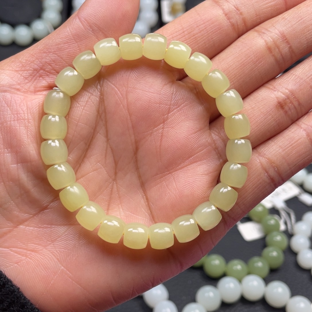 和田玉未镶嵌手链