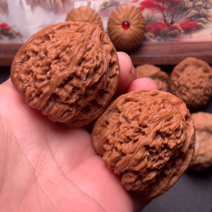 吊坠文玩核桃41尺南疆石