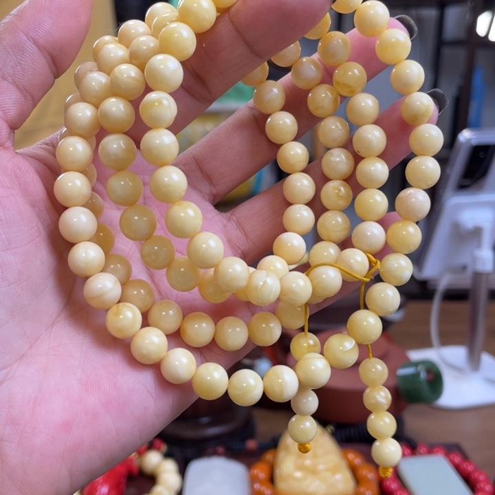 蜜蜡颈饰未镶嵌蜜蜡