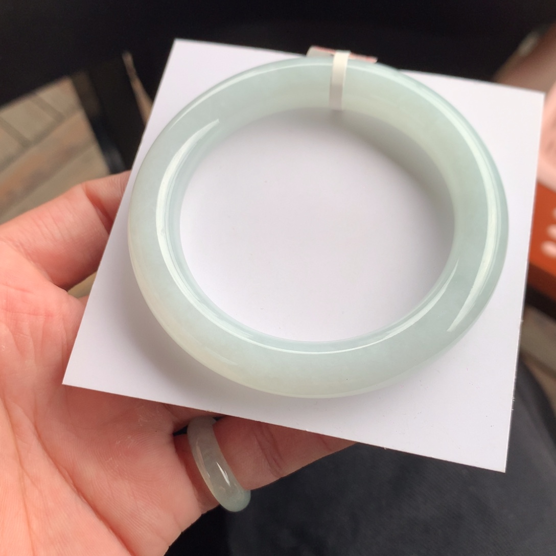 翡翠未镶嵌手镯39号58.8