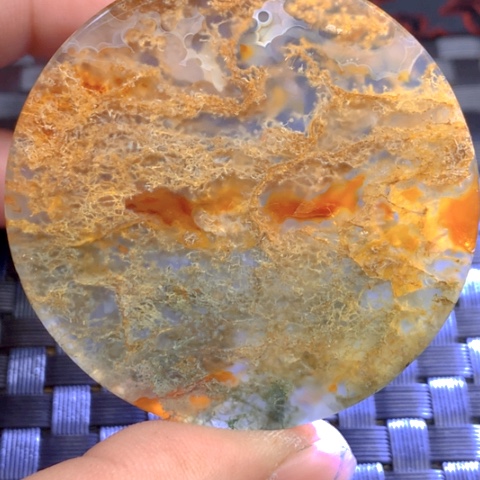 玛瑙/玉髓颈饰合金蓝***子