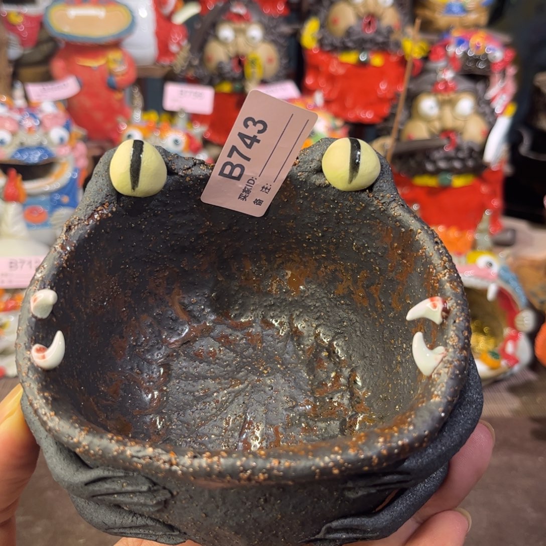 泥塑纯手工茶宠摆件
