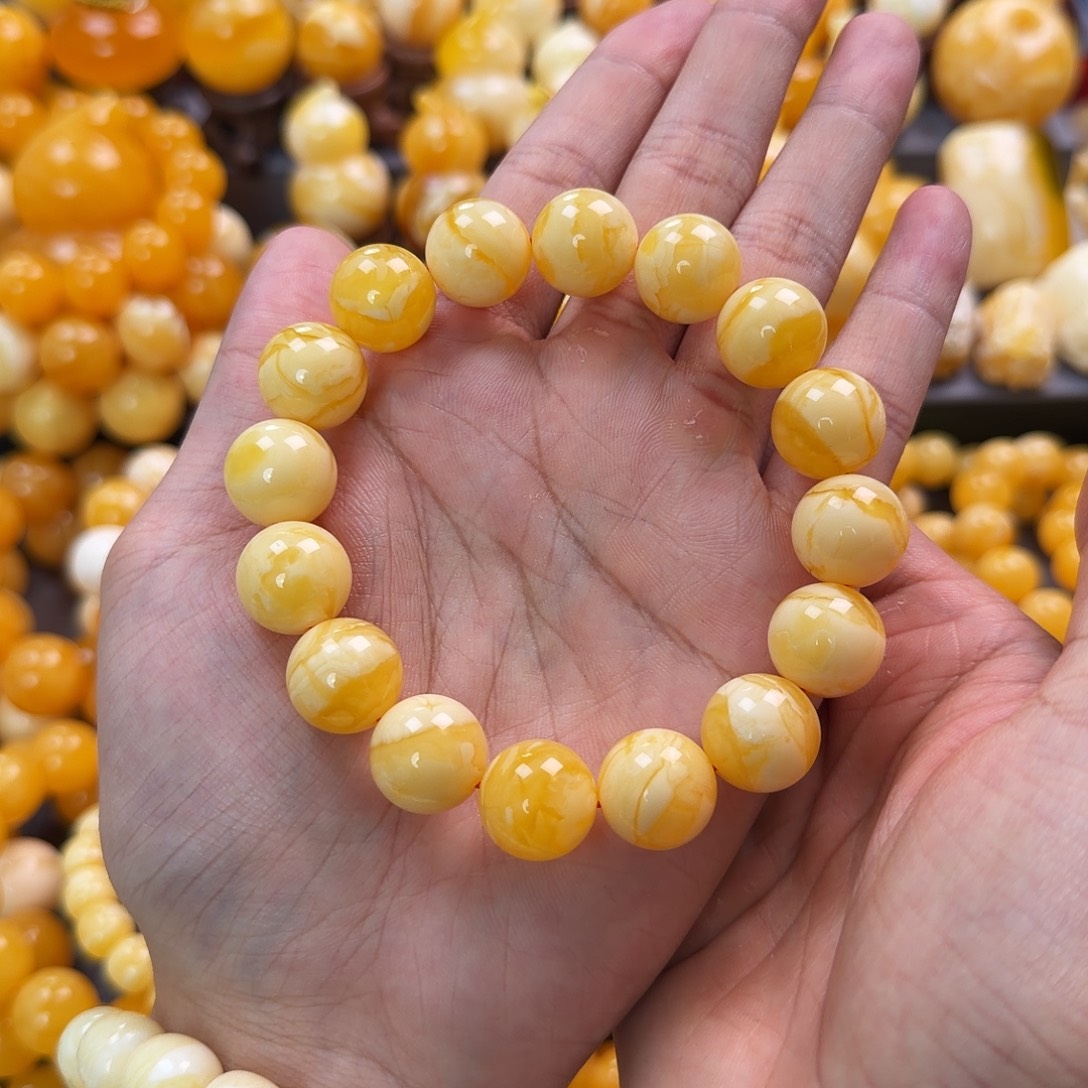 琥珀未镶嵌珠宝奇石15mm同料