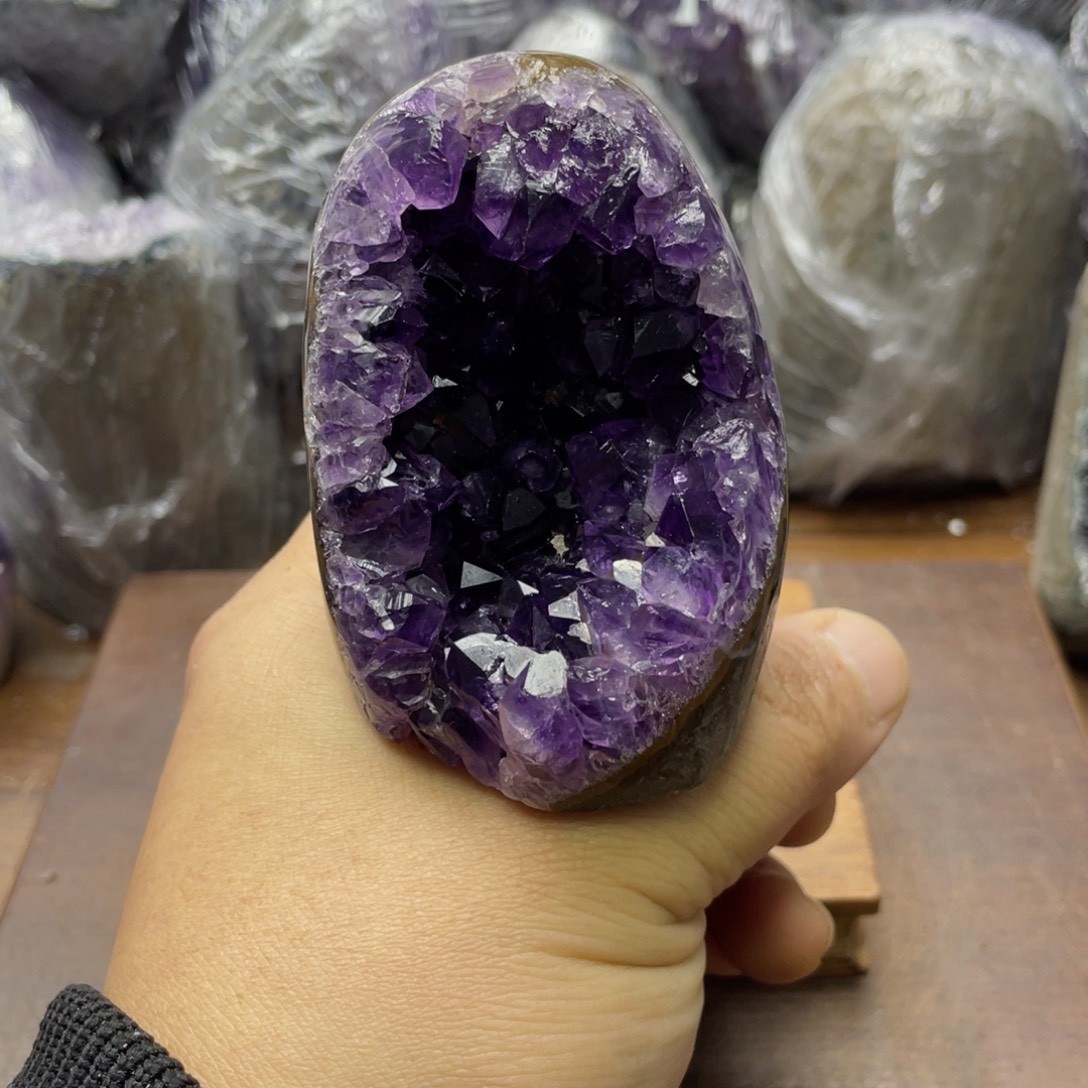 紫晶摆件未镶嵌紫晶