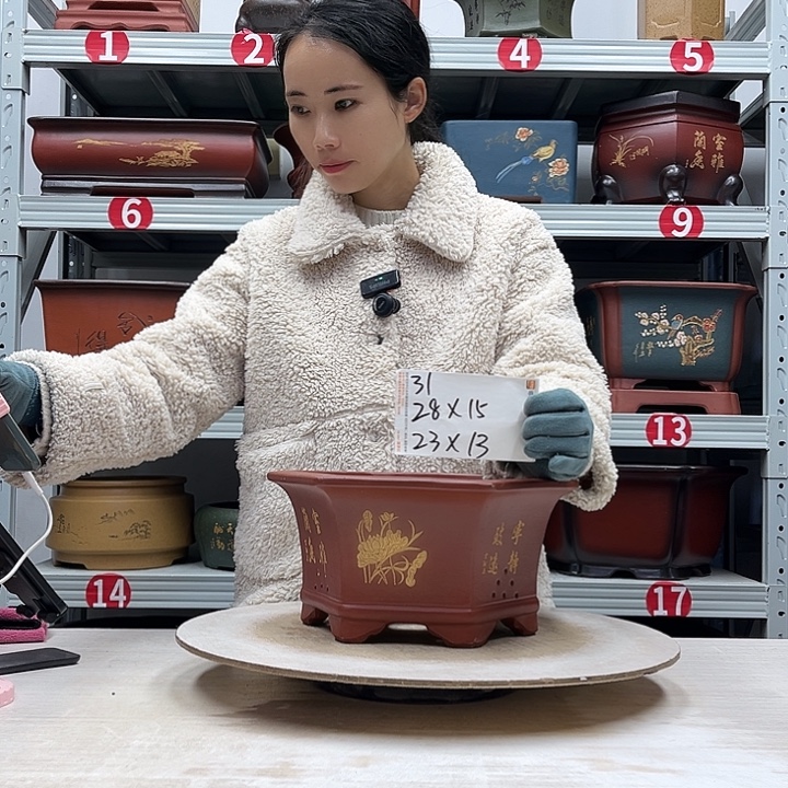 花盆紫砂紫砂花盆