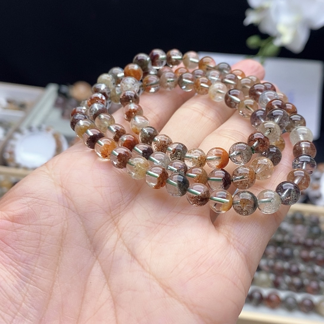 未镶嵌手链水晶6.5mm