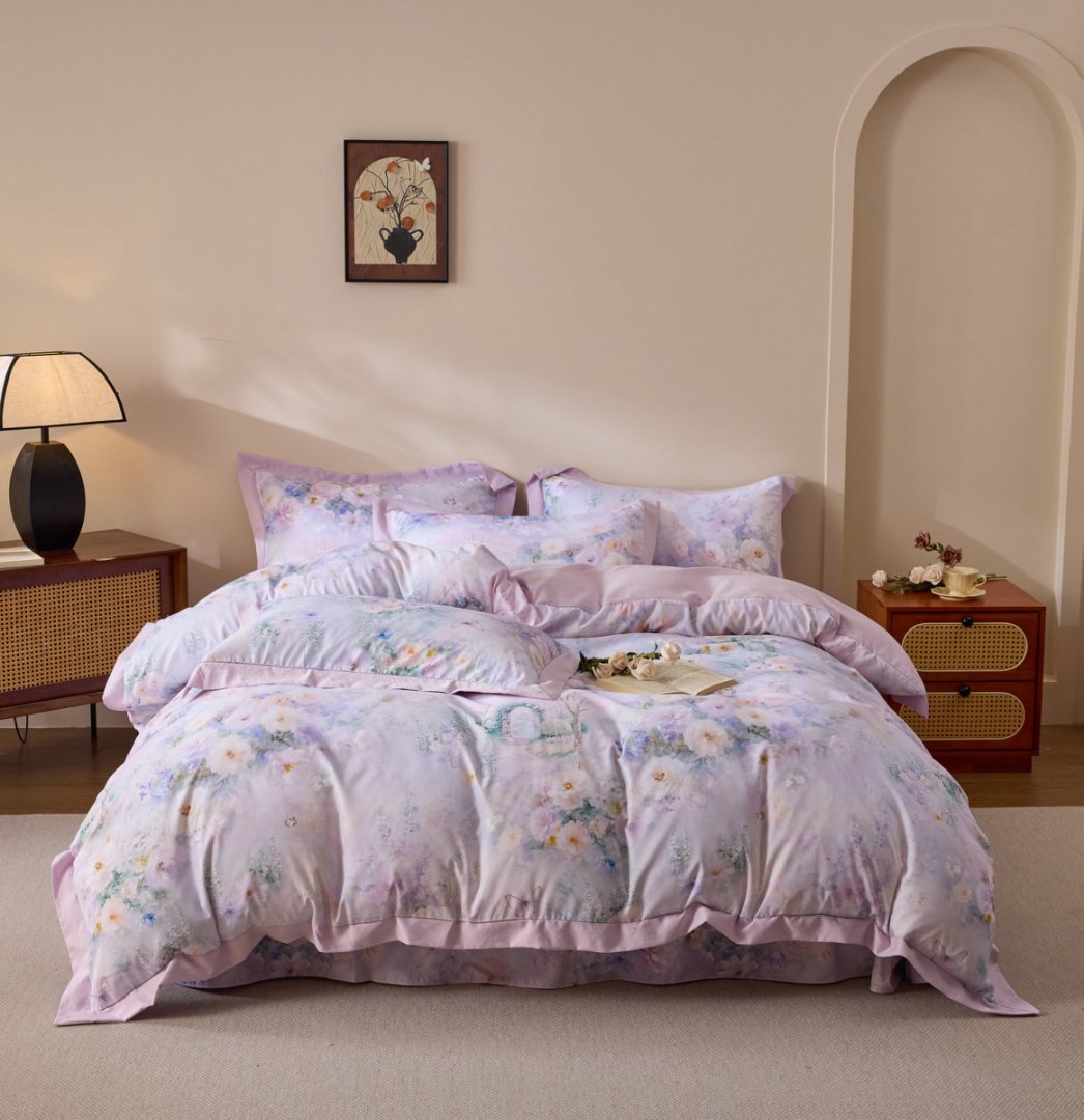 【D粉丝专享】新款超细旦磨毛数码印花四件套-西嘻