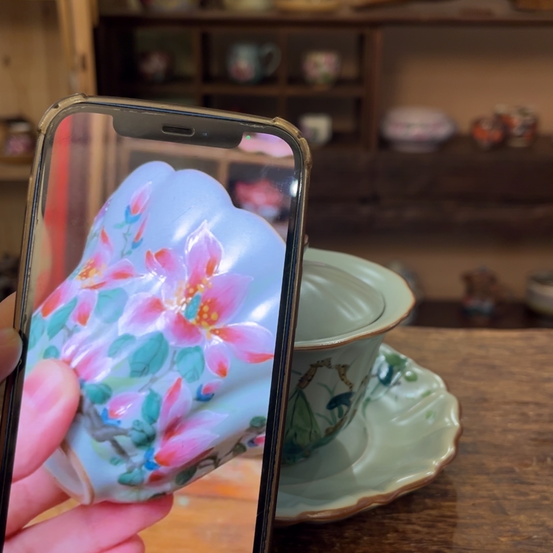 路***人景德镇纯手工手绘陶瓷