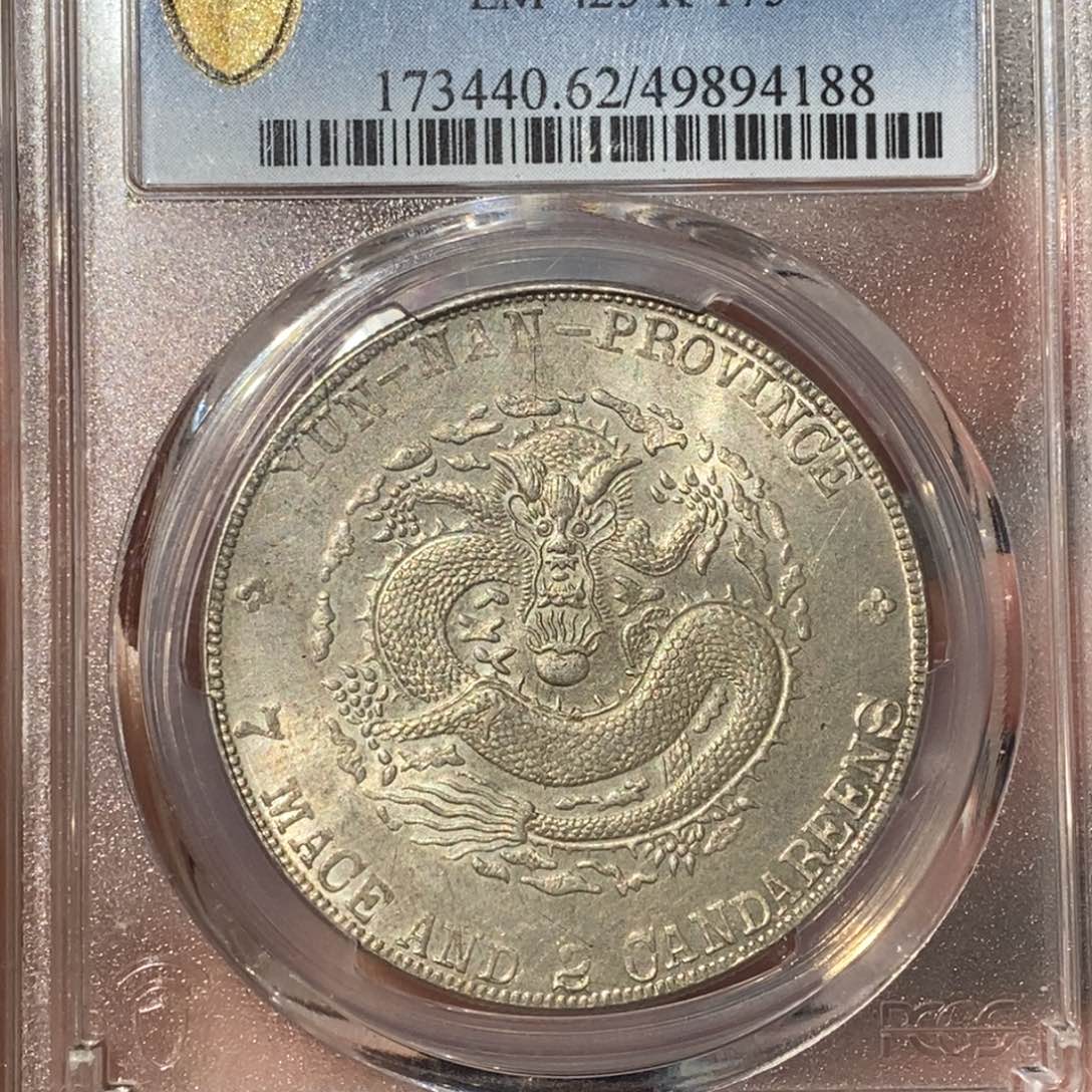 银Pcgs评级云南老龙