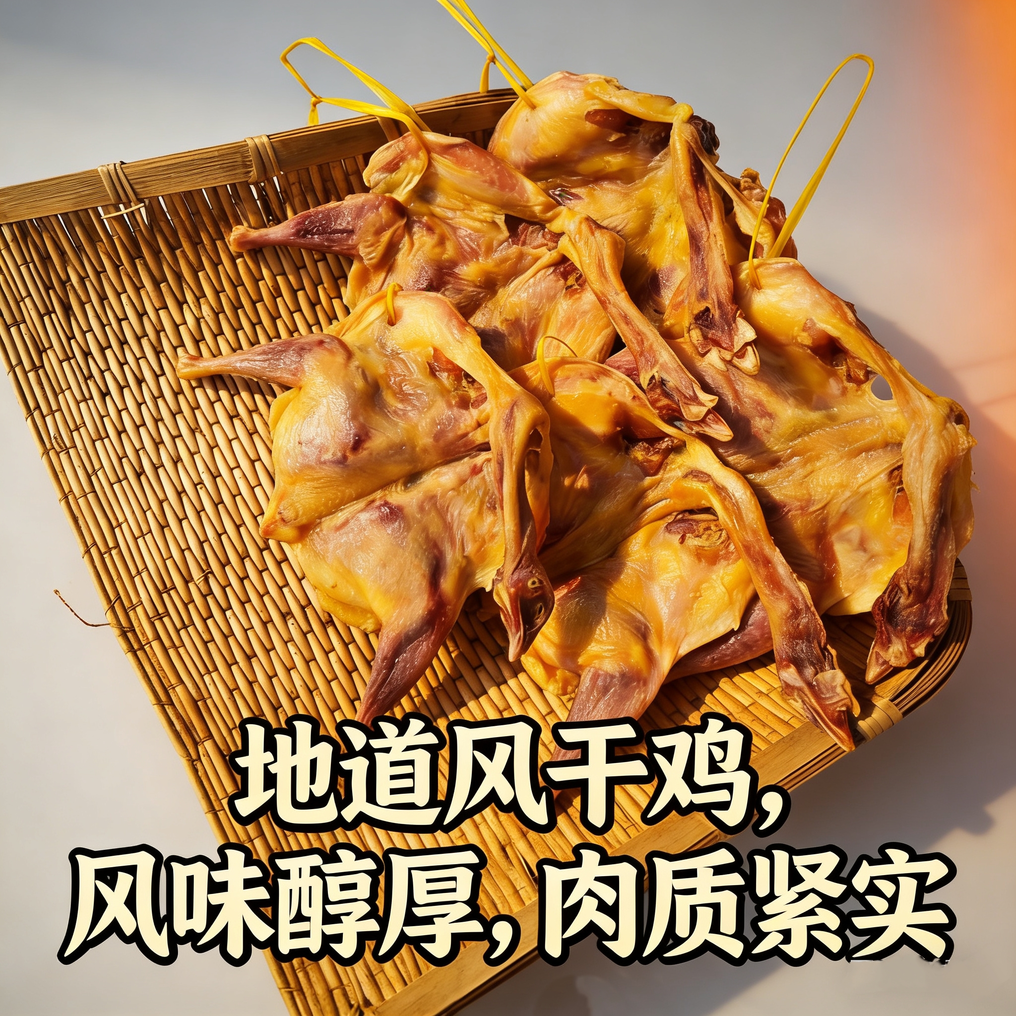 【拍四发五只】安徽特产风干鸡腊鸡咸鸡农家老母鸡