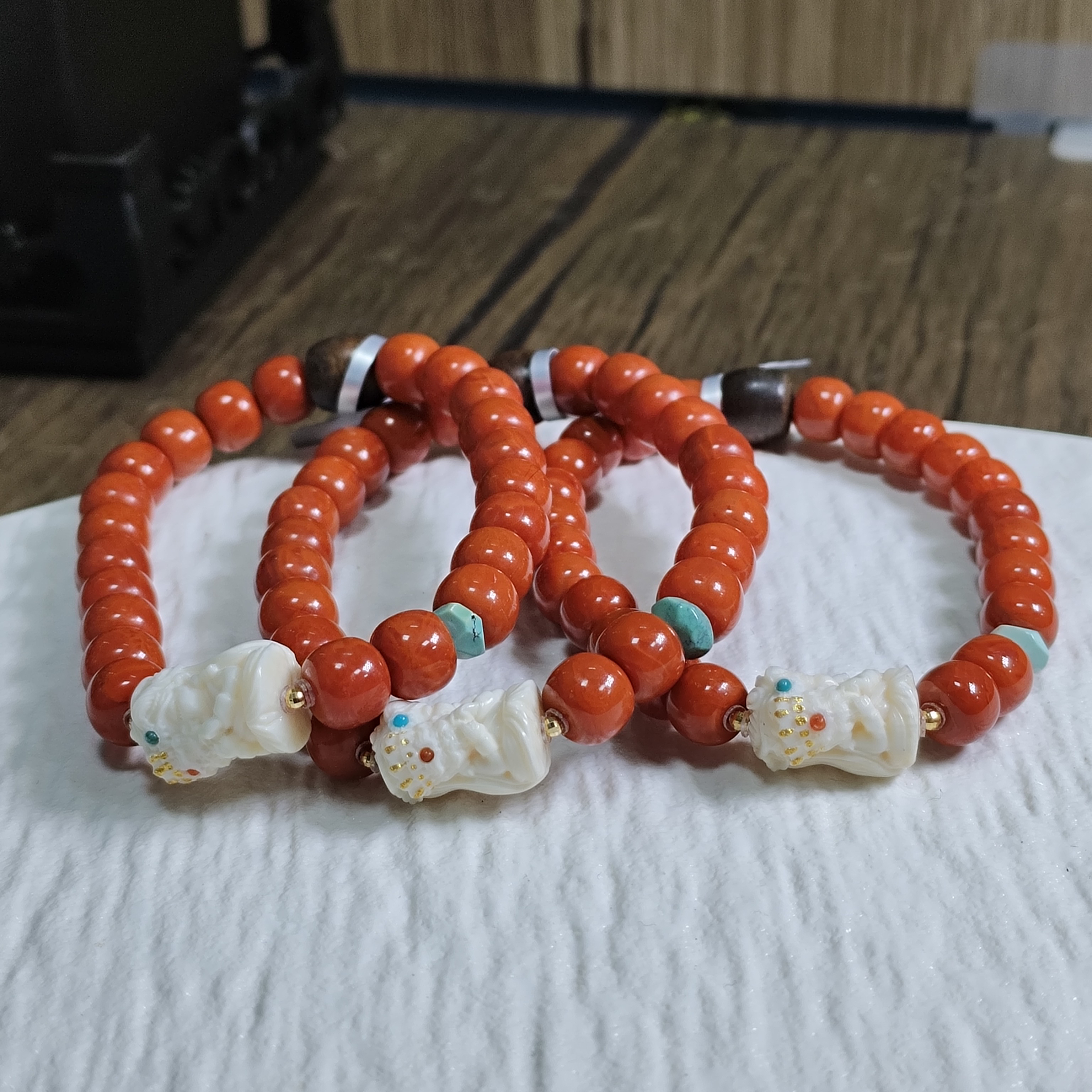 【拾晶轩】原创南红单圈手链 多样性发一件 2075BB