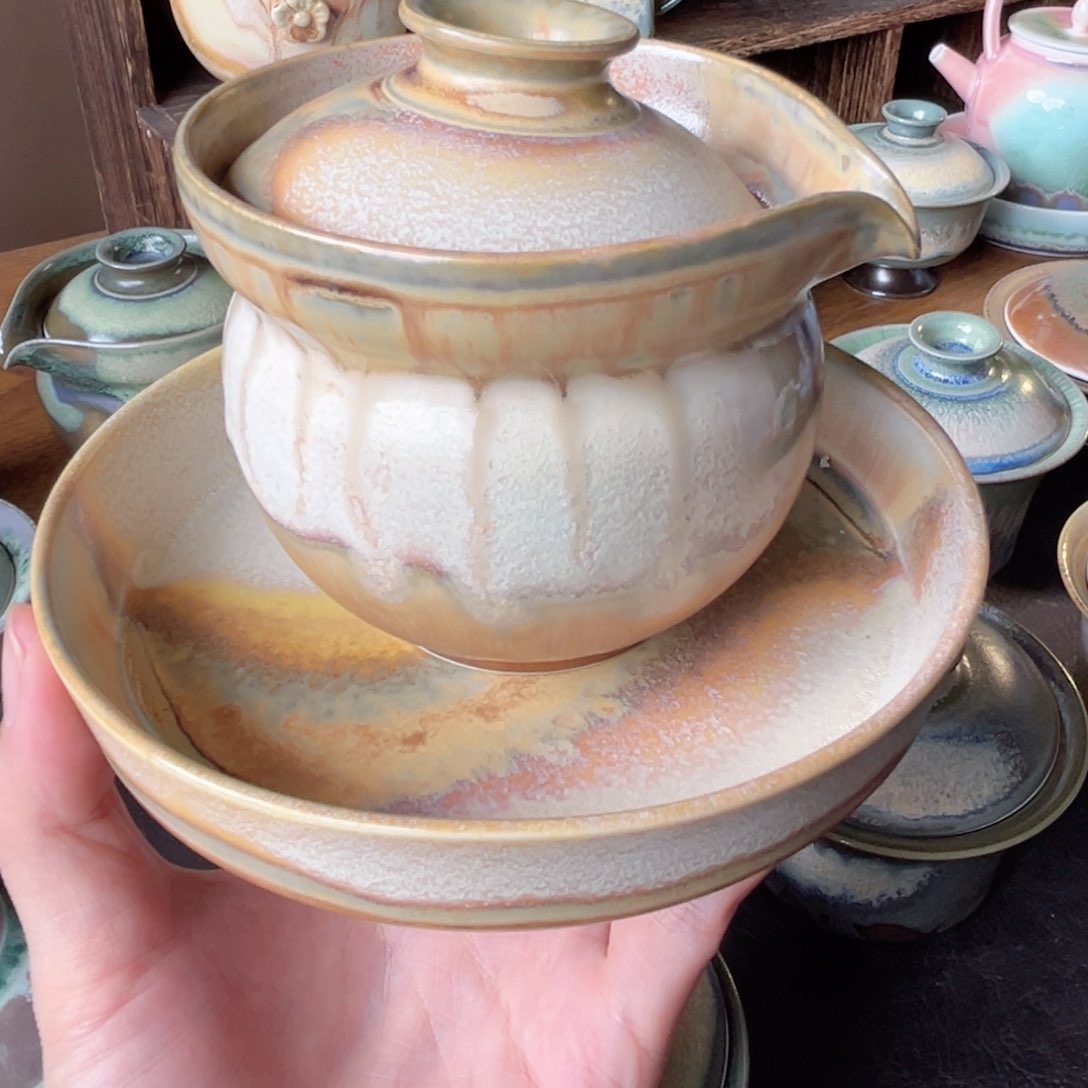 杯青現纯手工柴烧茶器