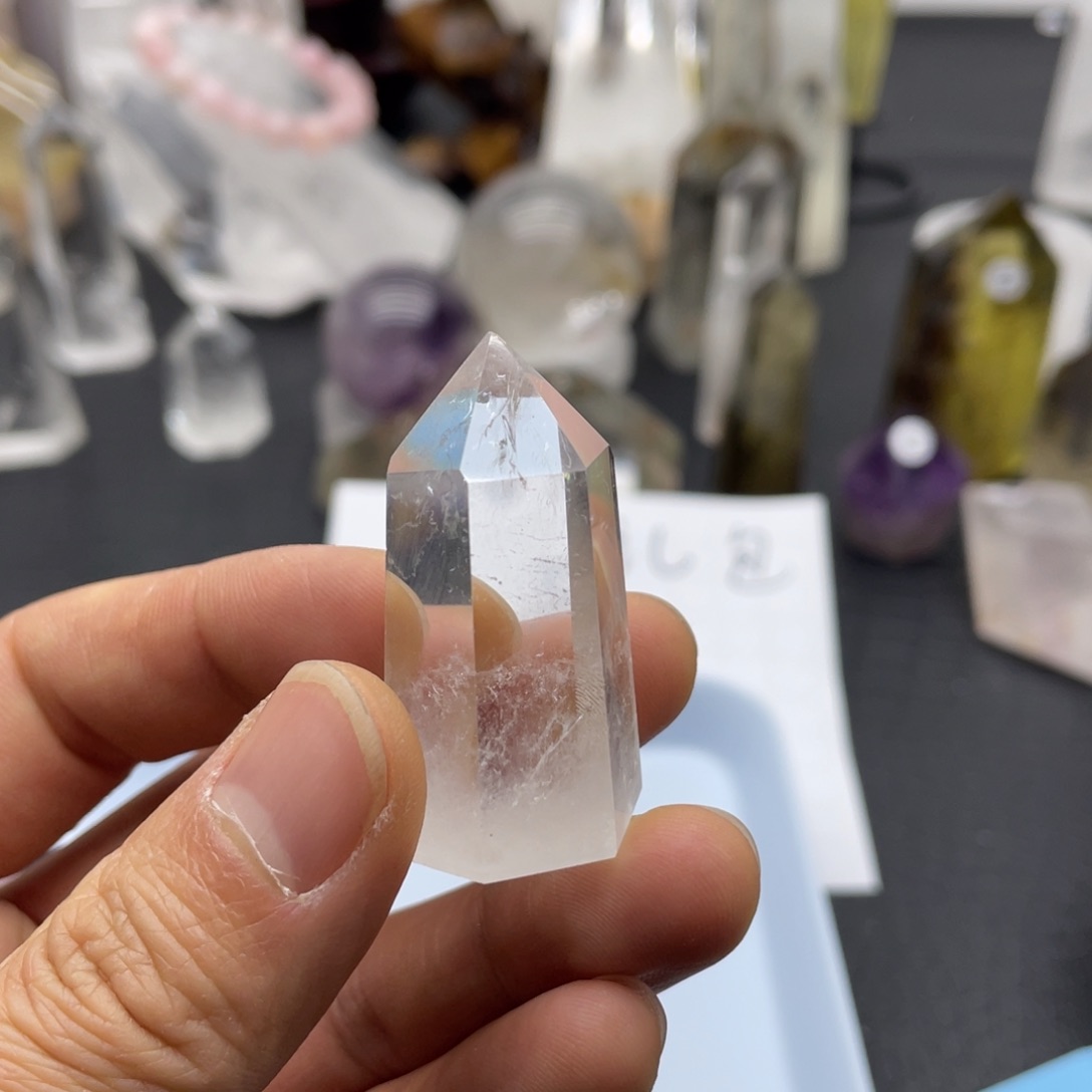 水晶60未镶嵌水晶柱