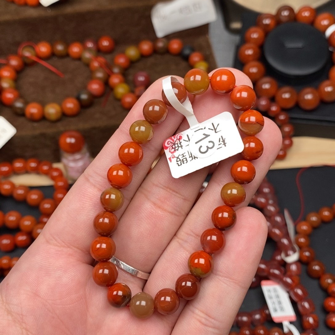 未镶嵌手串南红玛瑙8mm