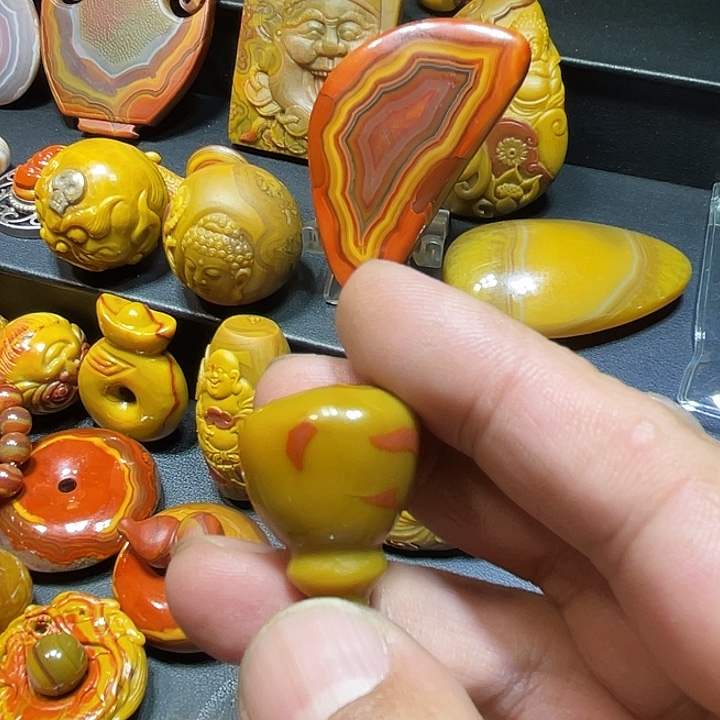 n***e玛瑙/玉髓合金颈饰