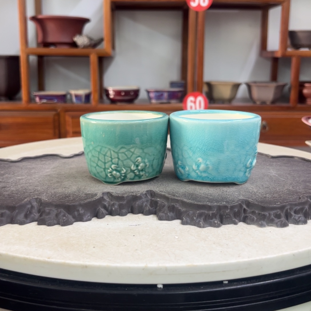 紫砂花盆瑕疵6/8-2。。。