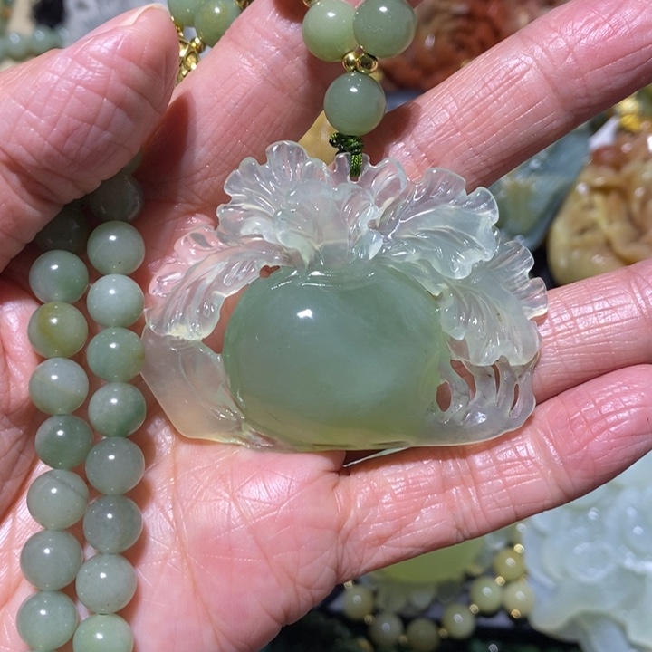 岫玉岫玉吊坠未镶嵌