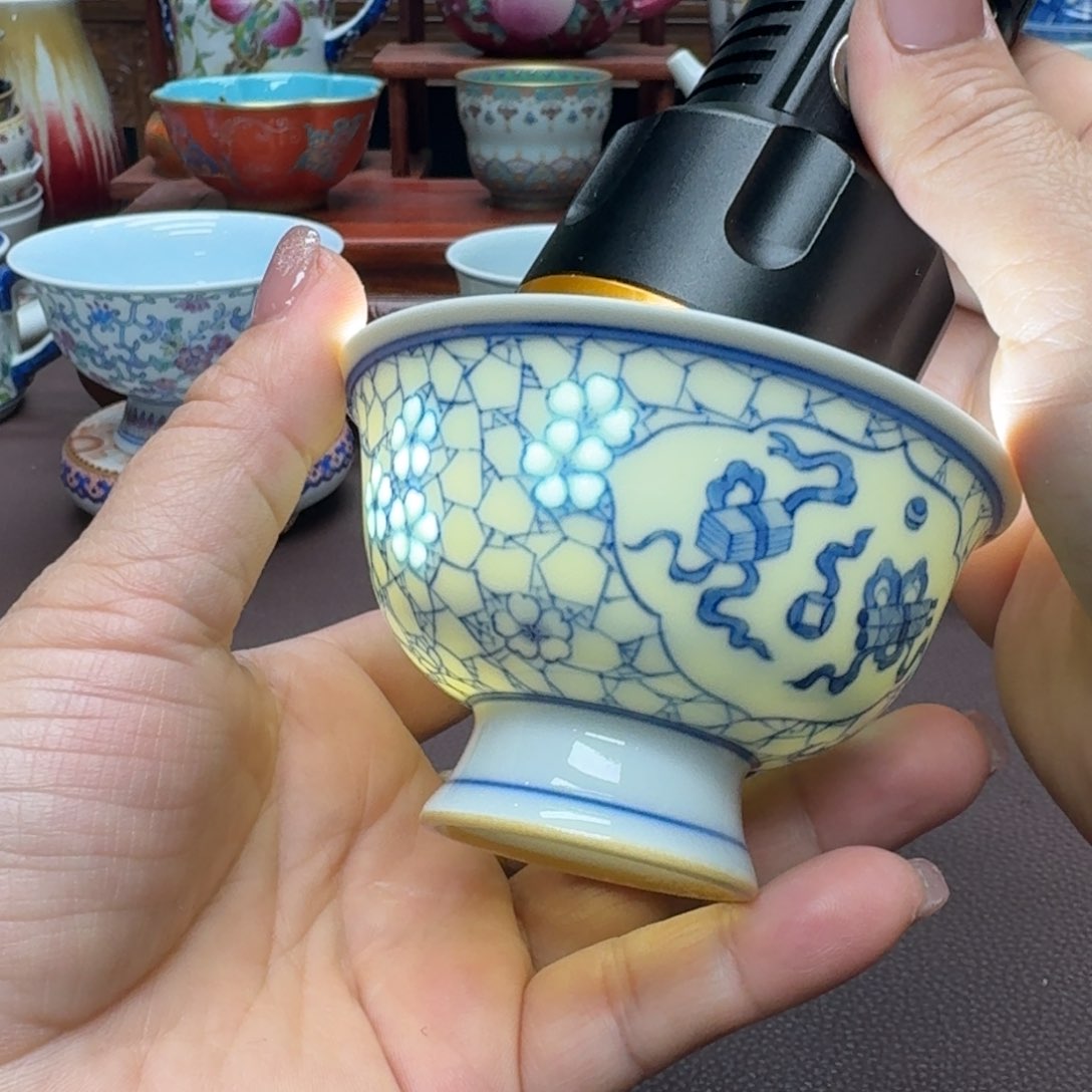 瓷片景德镇仿古手工制作精品展示