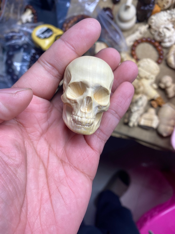 黄杨木：小骷髅头