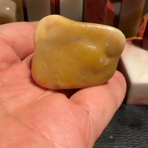 老挝石田黄原石，