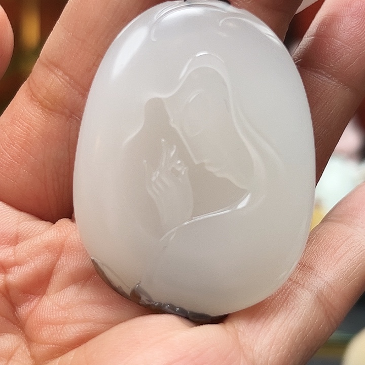 和田玉颈饰未镶嵌