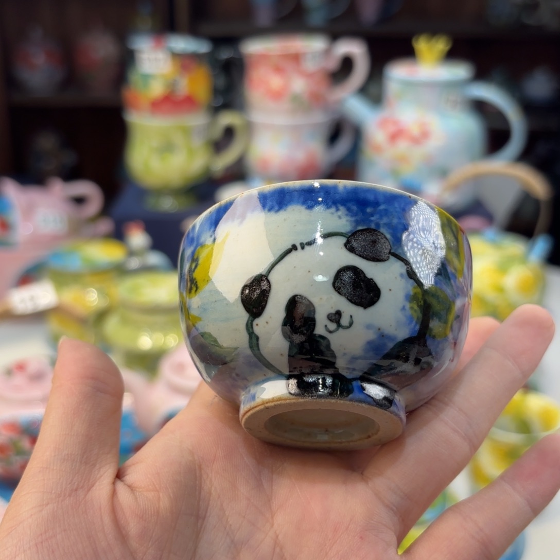 景德镇手绘高温釉下彩陶瓷茶具