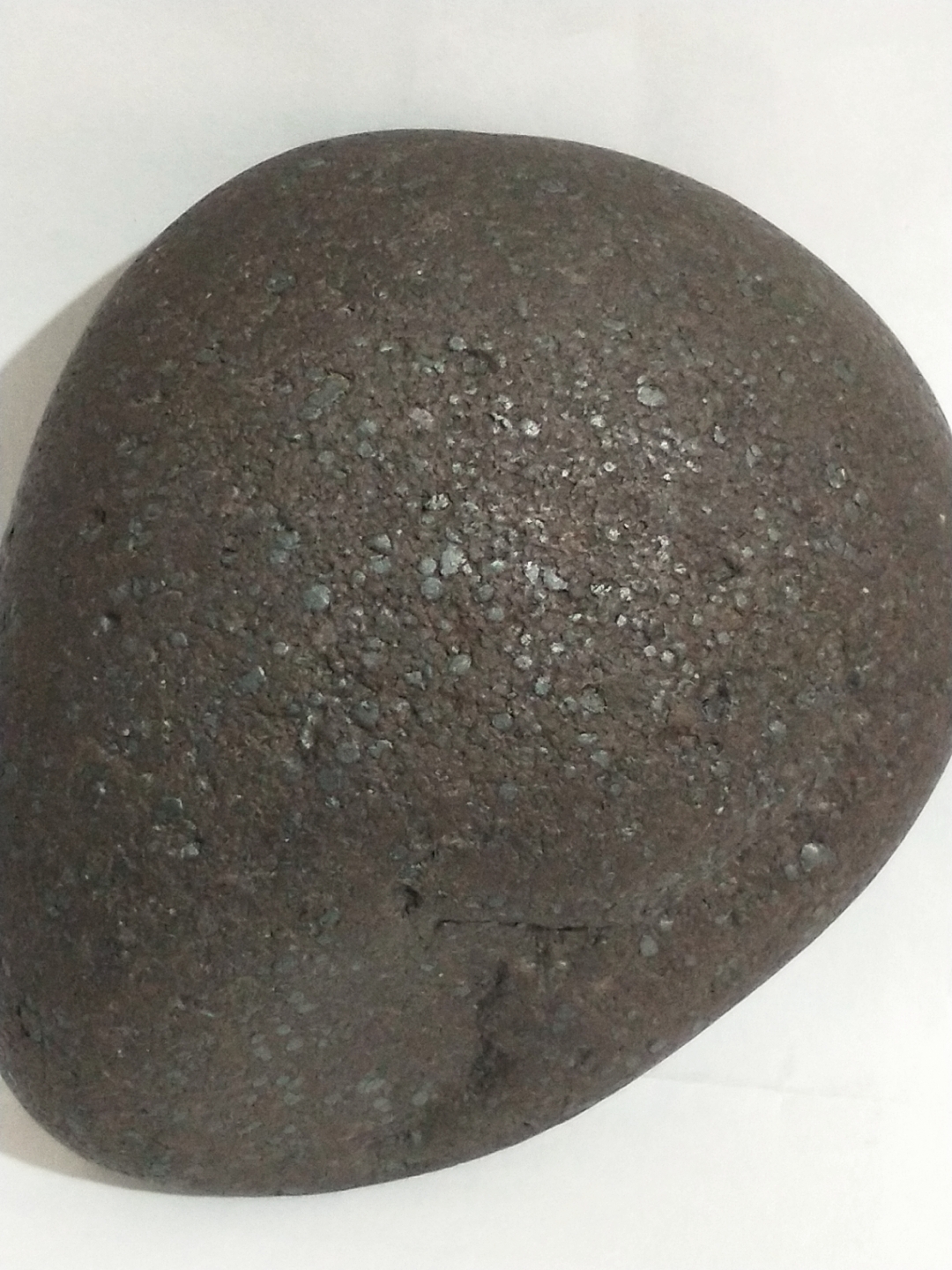 金属球粒原石手把件。仅此一枚