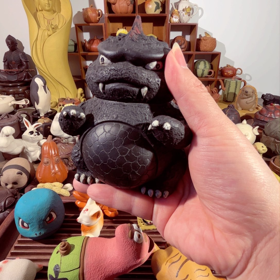 紫砂茶壶米***萝纯手工制作工艺制作