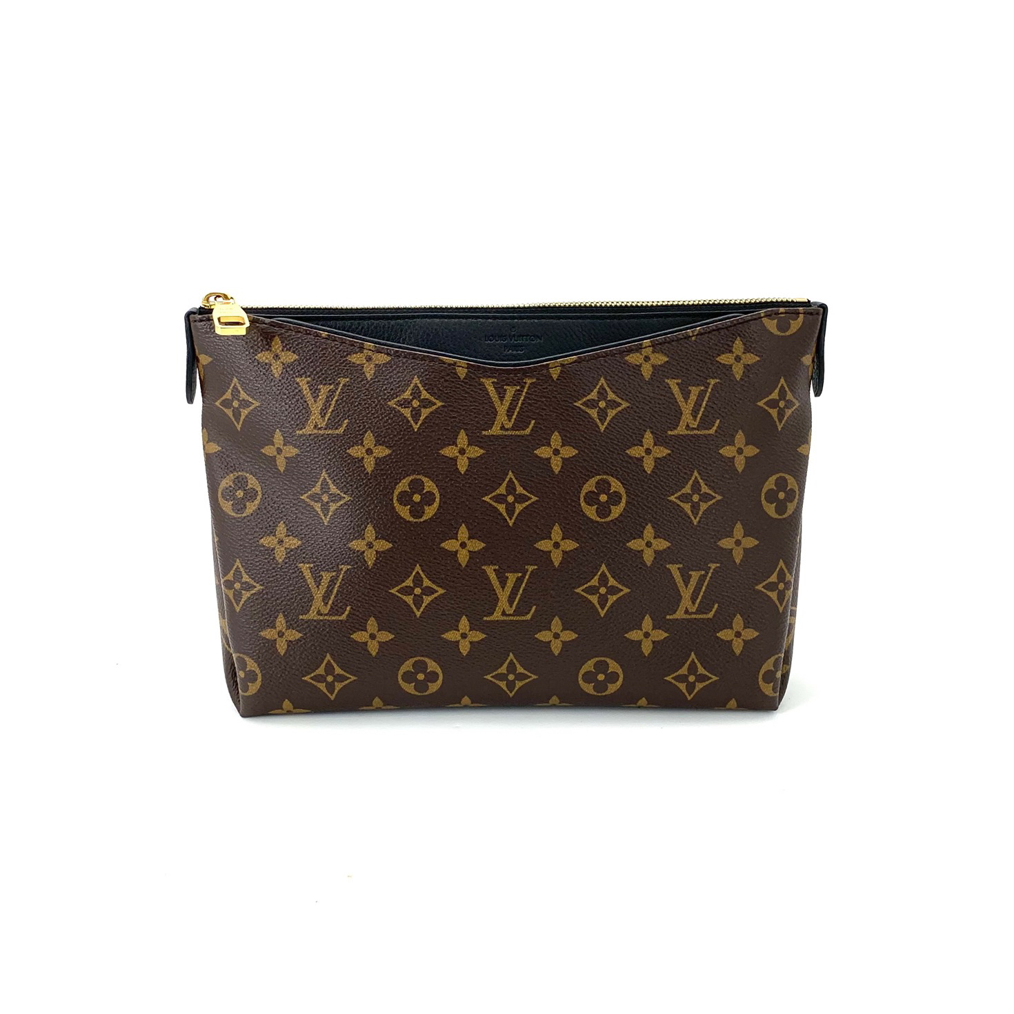 99新 LouisVuitton/路易威登 棕老花手拿洗漱包 尺寸28/18 