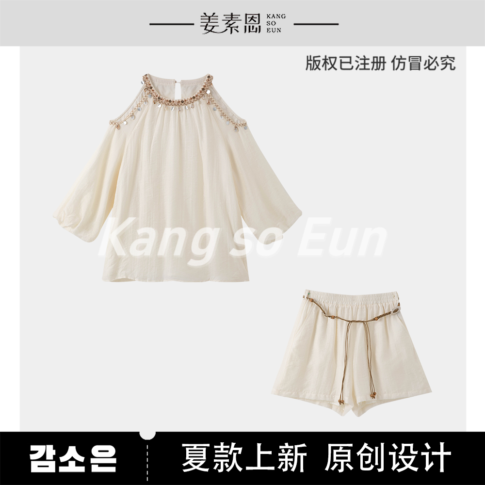 【小铃铛】【田园梦】小众时尚设计感新款休闲套装WG25XT927