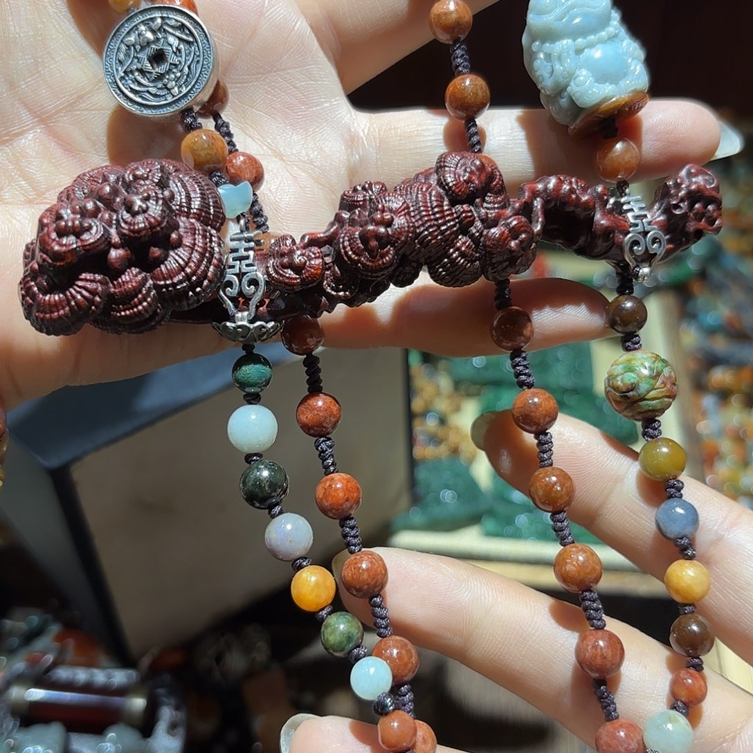 翡翠未镶嵌颈饰原创