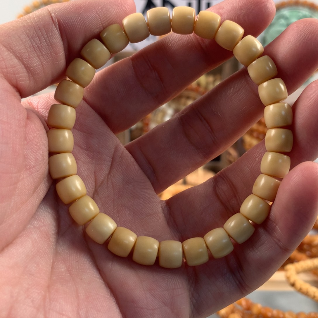 星月菩提吊坠8×7无钥匙孔保真龙脊单圈