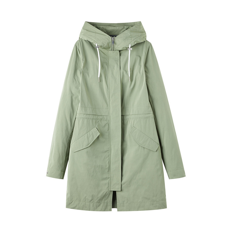 GANT/甘特女士时尚气质长款外套风衣女装风衣470696
