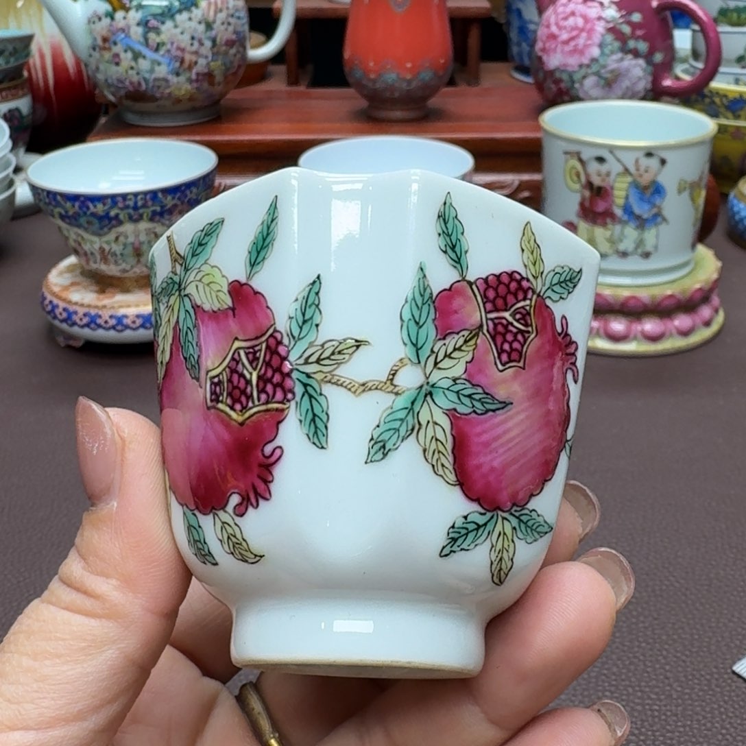瓷片景德镇仿古手工制作精品展示