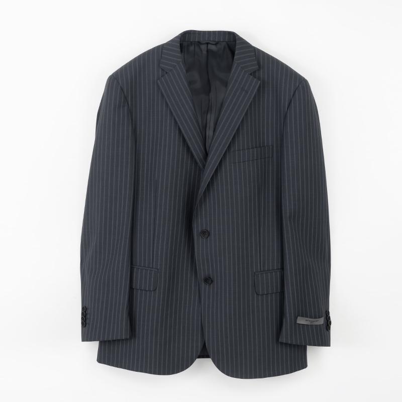 未使用 Givenchy/纪梵希  素蓝色条纹男士西装外套3-031659/10