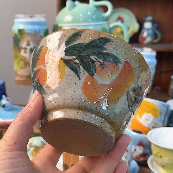 陶景德镇釉下手绘陶瓷 