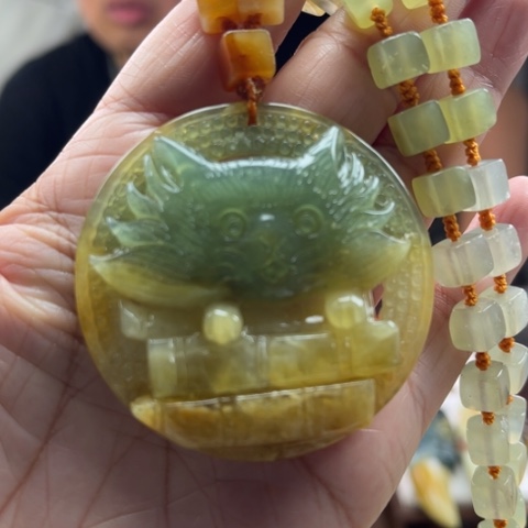 岫玉挂件未镶嵌挂件