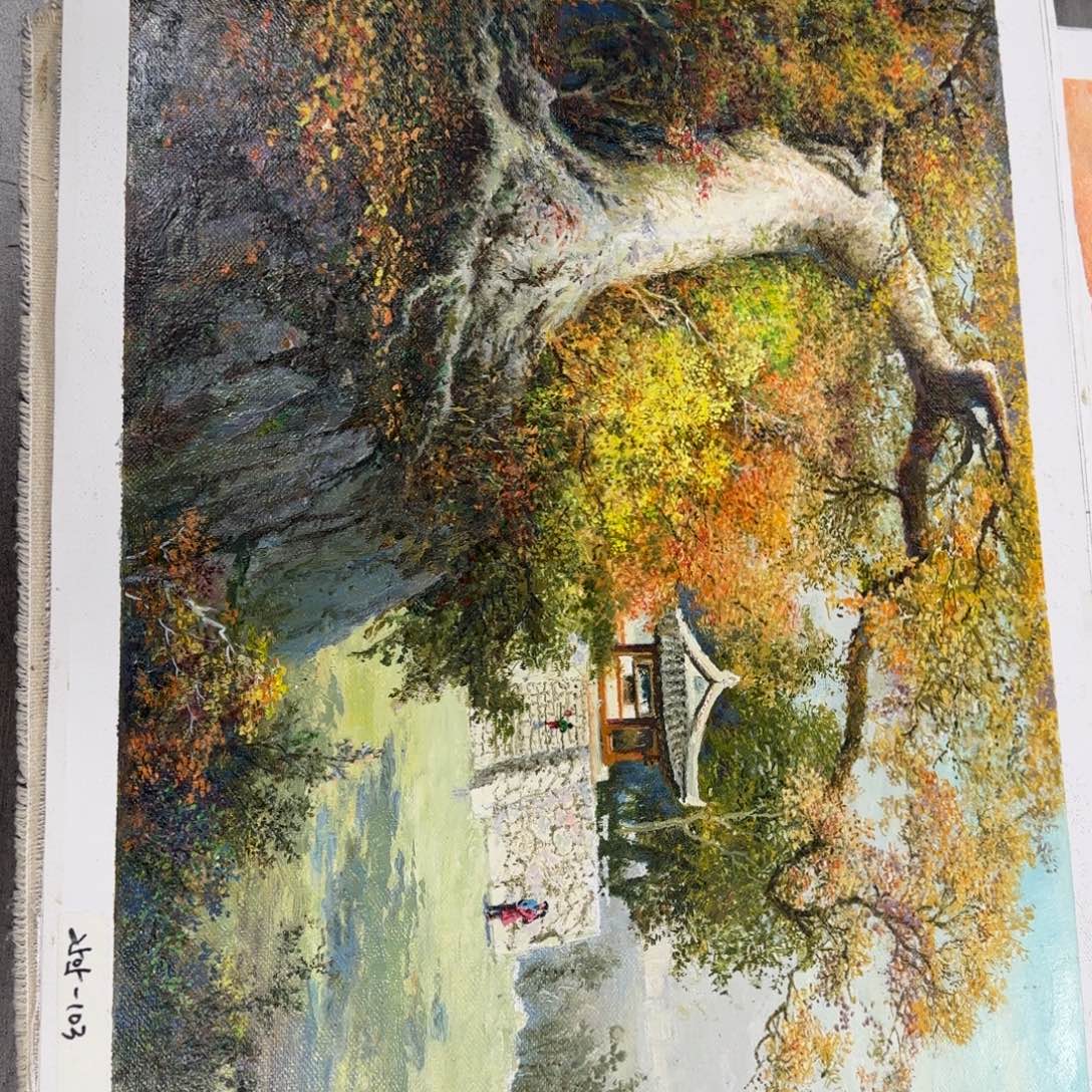 油画你在我心里是个
