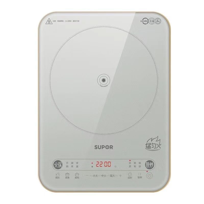 苏泊尔（SUPOR）透彩大板耐磨易清洁2200W触控彩屏电磁炉C22-IA09